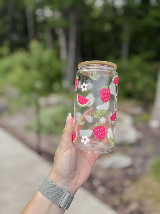 Verre à boire | Fraise melon