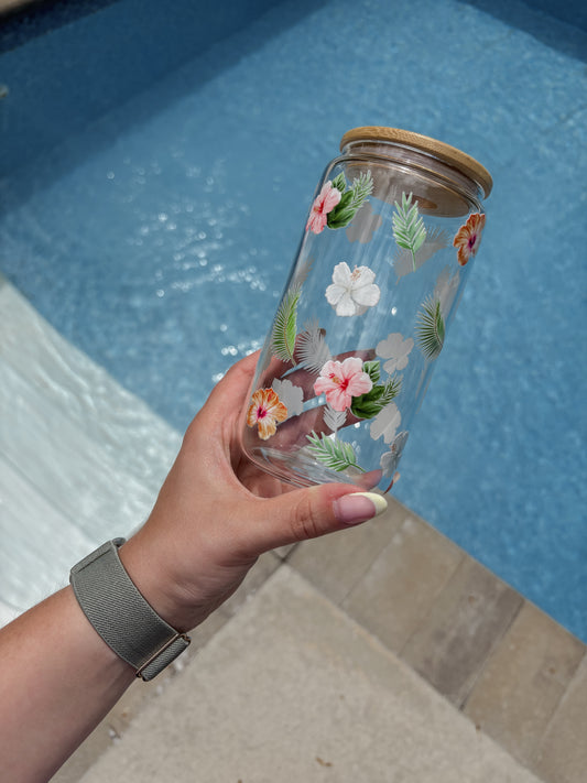 Verre à boire | Hibiscus d’été