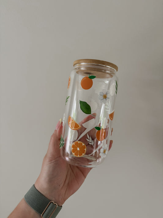 Verre à boire | Oranges